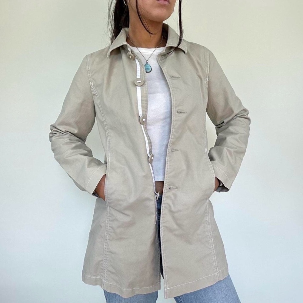Nine West Beige Trench Coat